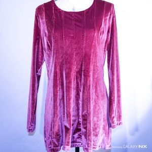 Soft Surrounding Bella Rosa Top Soft Berry EUC Med
